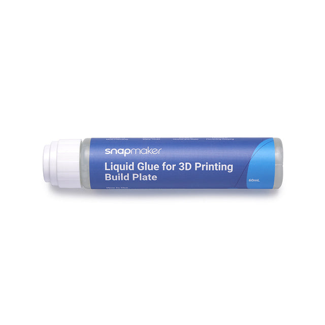 Snapmaker Liquid Glue for 3D Printing Build Plate, 60ml bottle designed to improve adhesion and prevent warping.