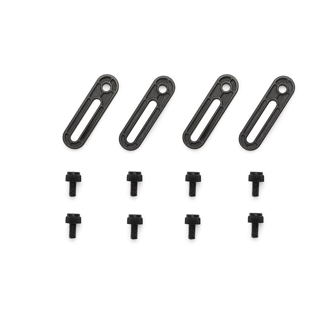 Four Laser Material Fixtures and eight Screws for Snapmaker Artisan used to fix the processing materials.
