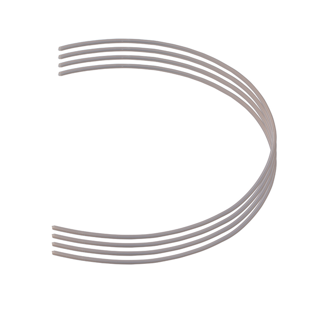 Snapmaker U1 6mm thick filament tube set is shown as four curved guide tubes for smooth, stable feeding.